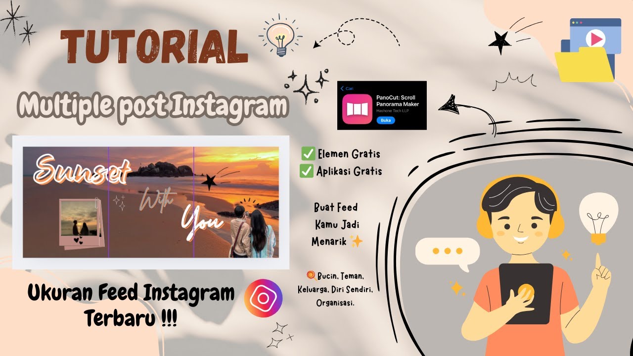 Tutorial Multipost / Posting Tersambung Instagram 🌻
