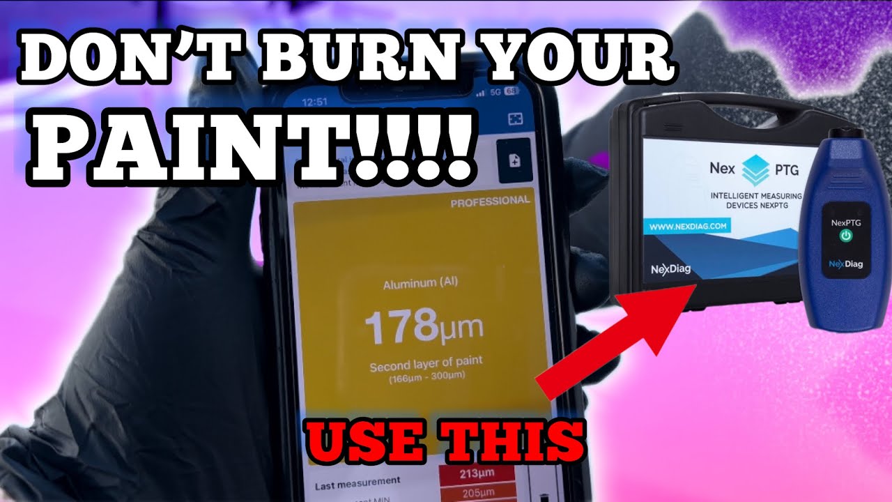 Don’t Burn Through Paint - Use A Paint Depth Gauge As Reference
