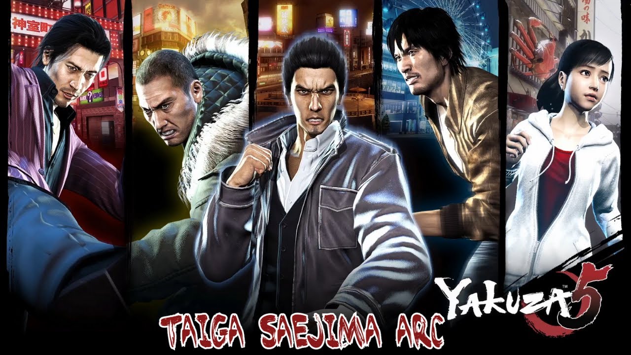 Taiga Saejima Arc (Part 2) | Yakuza 5 Remastered | Movie Cutscenes (1080p60 HD) - AnimersiveXP