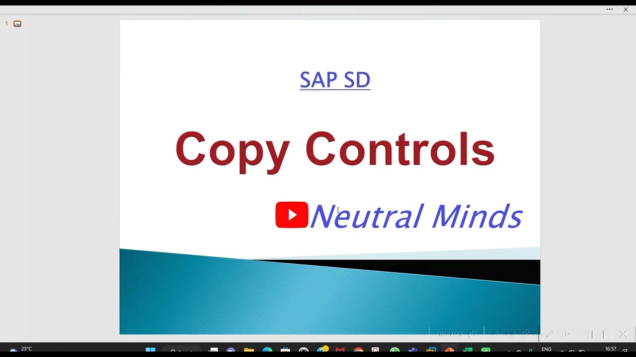 SAP SD : Copy Controls configuration and process