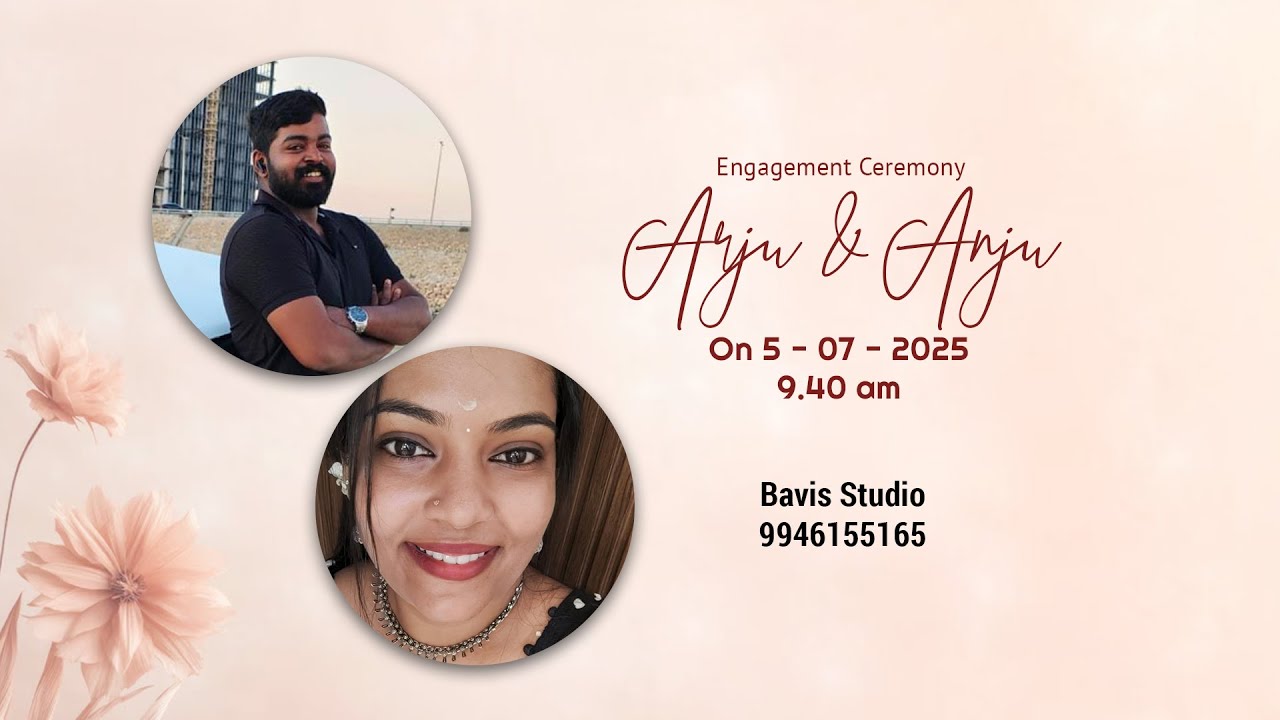 Arju & Anju | Engagement Ceremony | On 5 - 07 - 2025