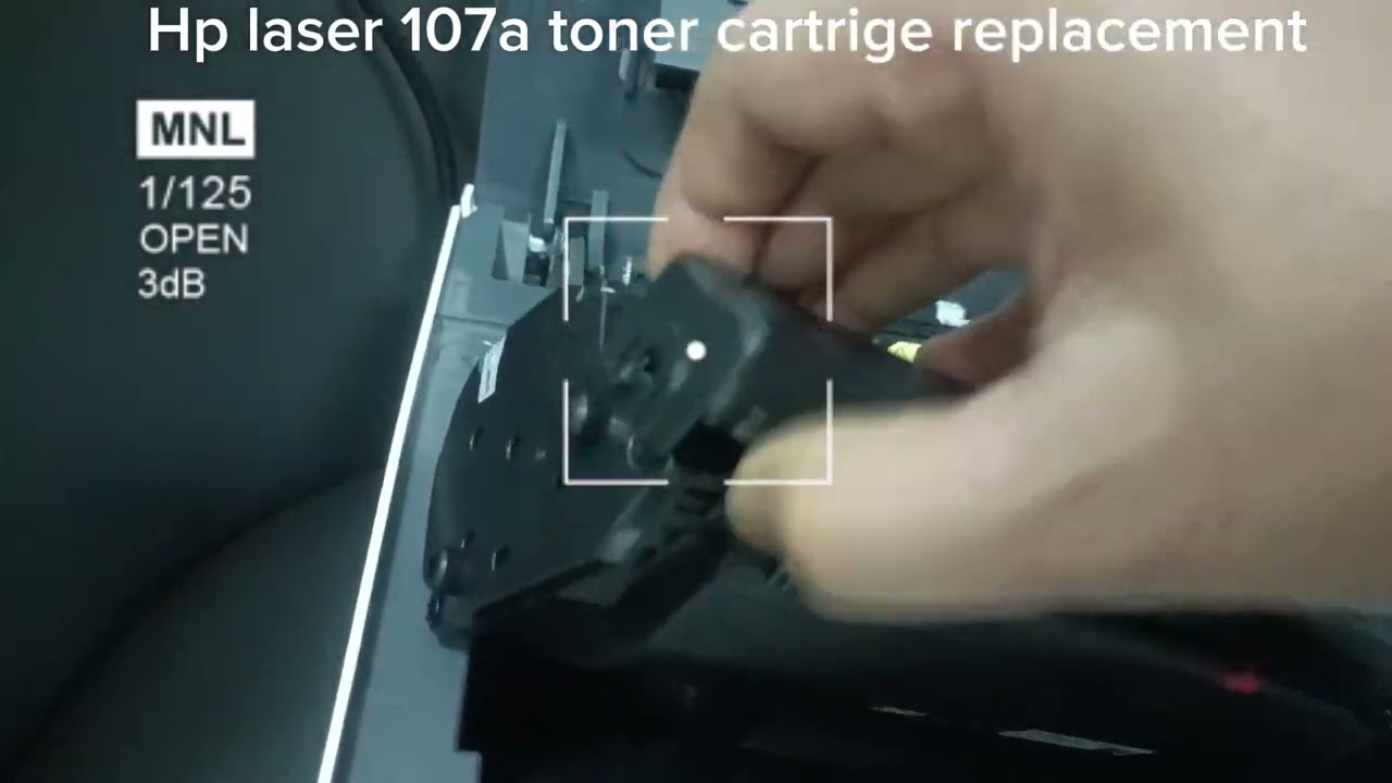 Hp Laser printer 🖨️ 107a Toner cartridge replacement 