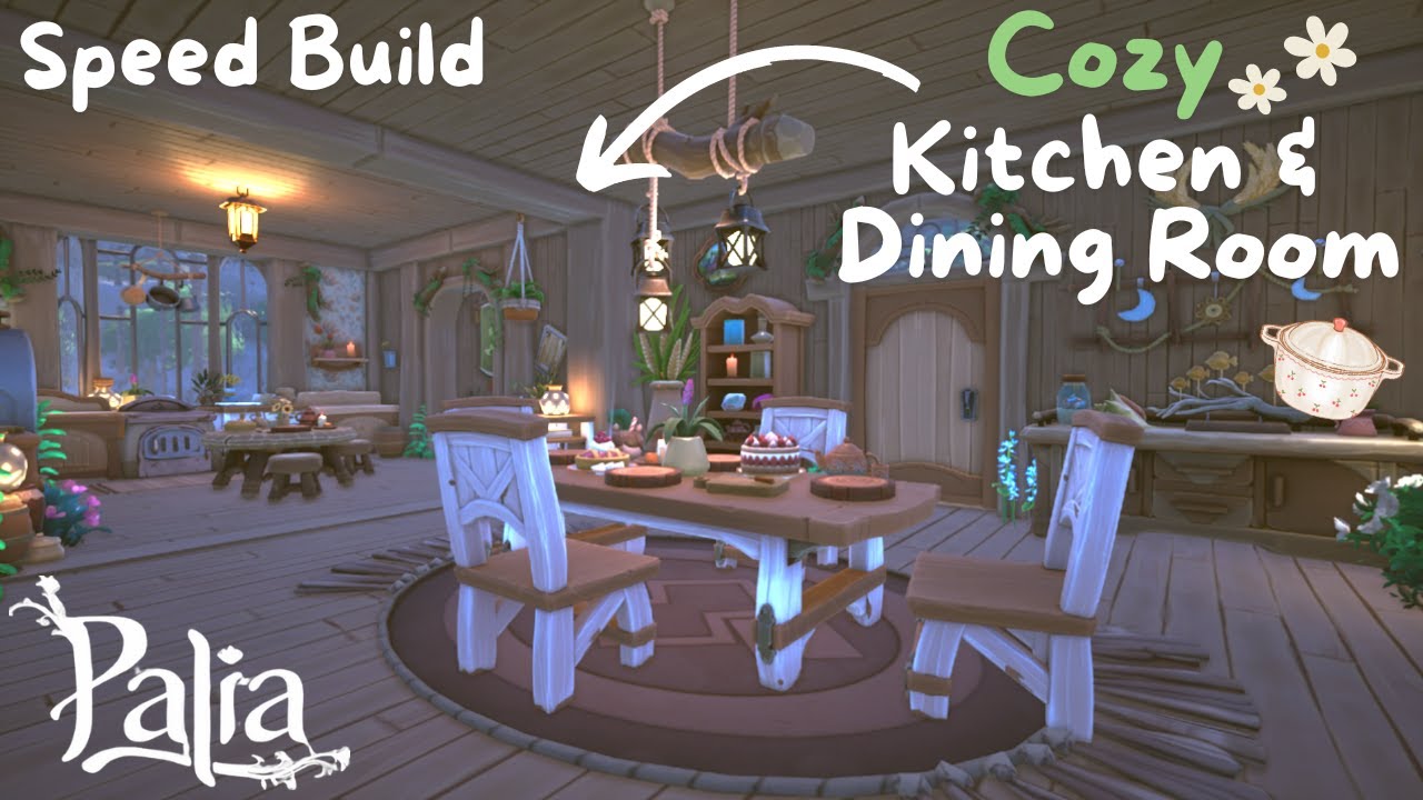 Cozy Kitchen/Dining Room Speed Build! / Palia ♡
