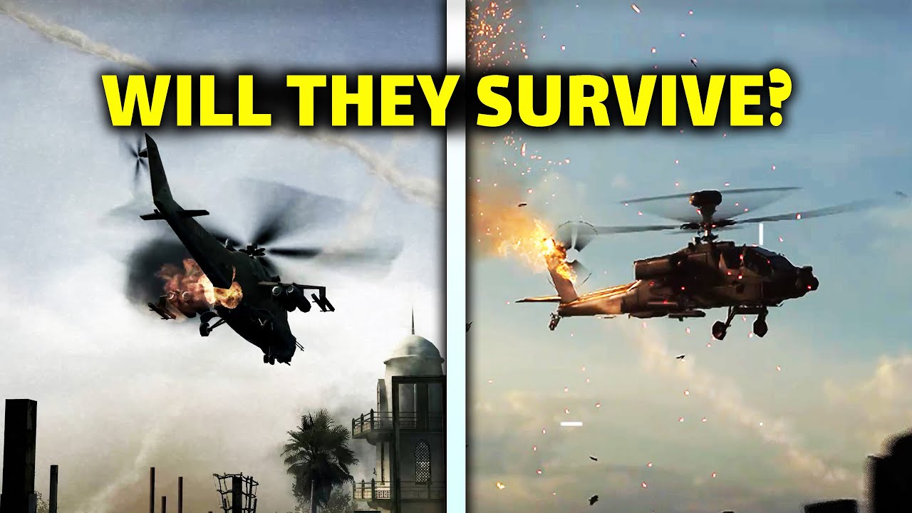 All The Times Helicopters Crashed In Call of Duty!