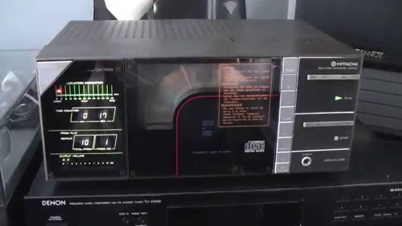 Hitachi DA-1000 Early CD Player Playing Patricia Barber - Verse