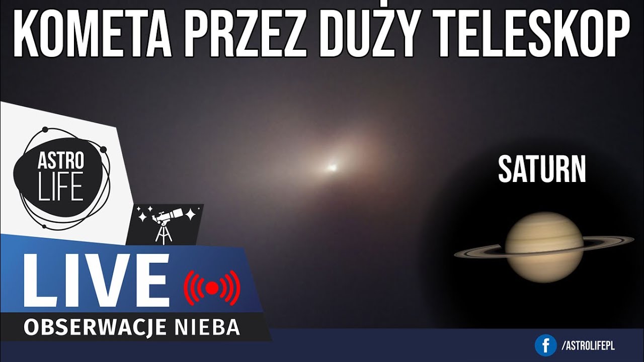 Kometa przez duży teleskop! Oglądamy Wenus i Saturna 🪐. Wasze zdjęcia. AstroQUIZ - Niebo na żywo 363