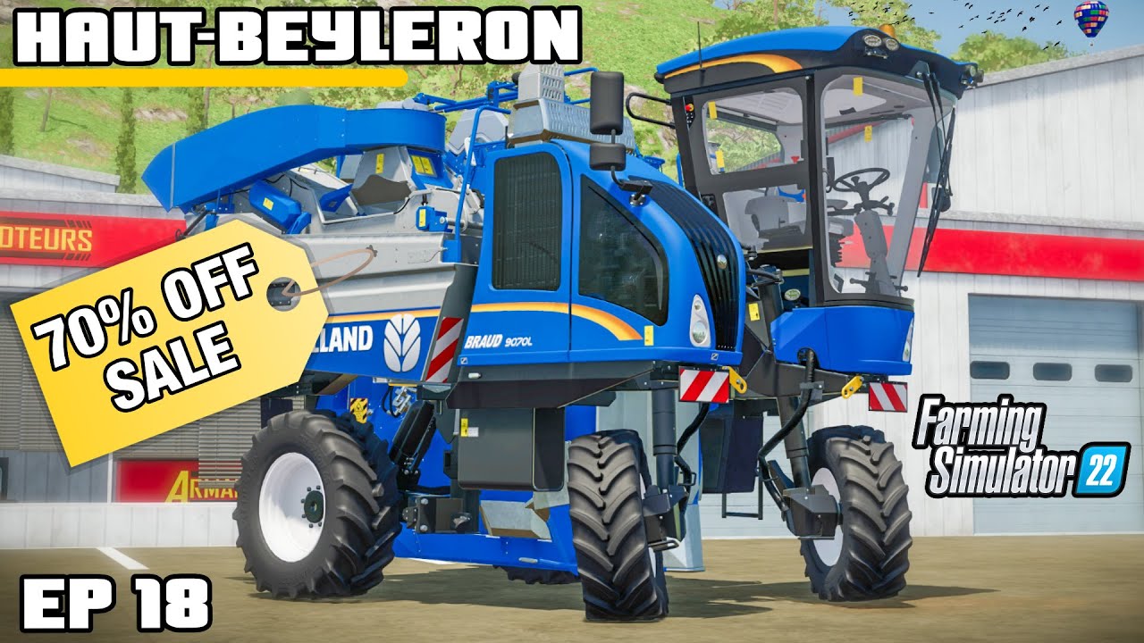 LOOK WHAT'S CROPPED UP IN THE SALE! | Farming Simulator 22 - Haut-Beyleron | Episode 18