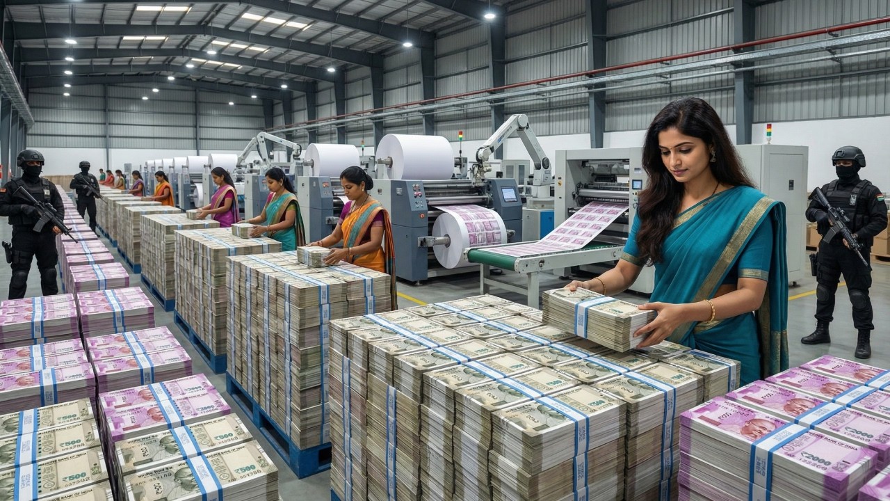 Inside Indian Rupee Factory | How India Produces Its National Currency