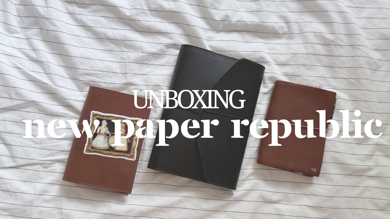Распаковка Paper Republic le Portfolio a6 + Подготовка к использованию