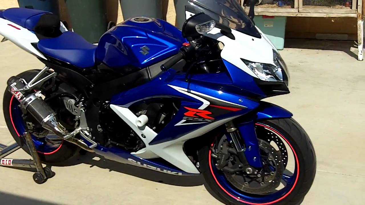2007 SUZUKI GSXR 600 2008 FAIRING CONVERSION YOSHIMURA TRC FULL EXHAUST POWER COMMANDER
