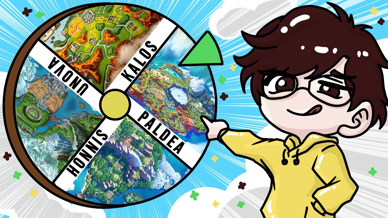 SPIN WHEEL MENENTUKAN REGION POKEMON YANG KITA TANGKAP! LALU KITA BATTLE!