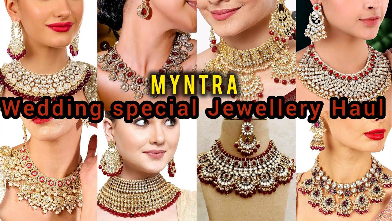 Myntra Wedding Special Red Jewellery Haul under 1499₹❤️🎀|| Myntra Jewellery Haul || cpahana 