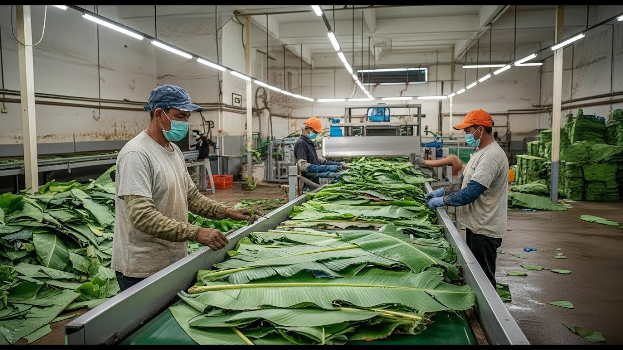 Inside America’s Largest Banana Fiber Factory — From Leaf Waste to Sustainable Cloth