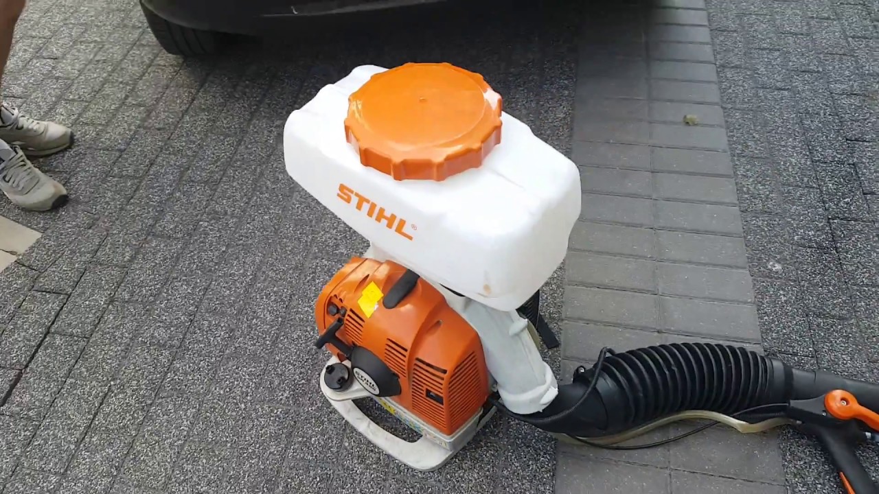 Instrukcja do opryskiwacza spalinowego Stihl.