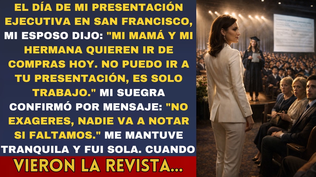 Faltaron a Mi Presentación Importante por Ir de Compras — No Esperaban Verme en la Portada