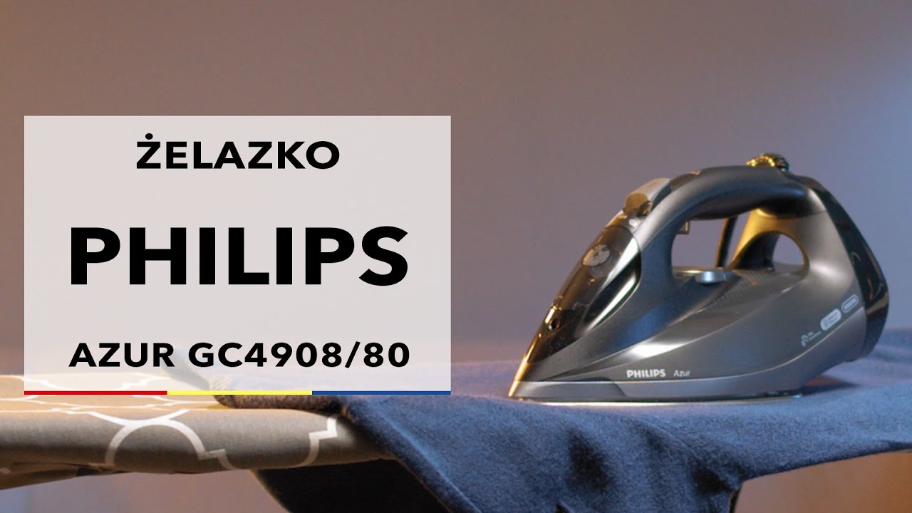 Żelazko parowe Philips Azur GC4908/80 - dane techniczne - RTV EURO AGD