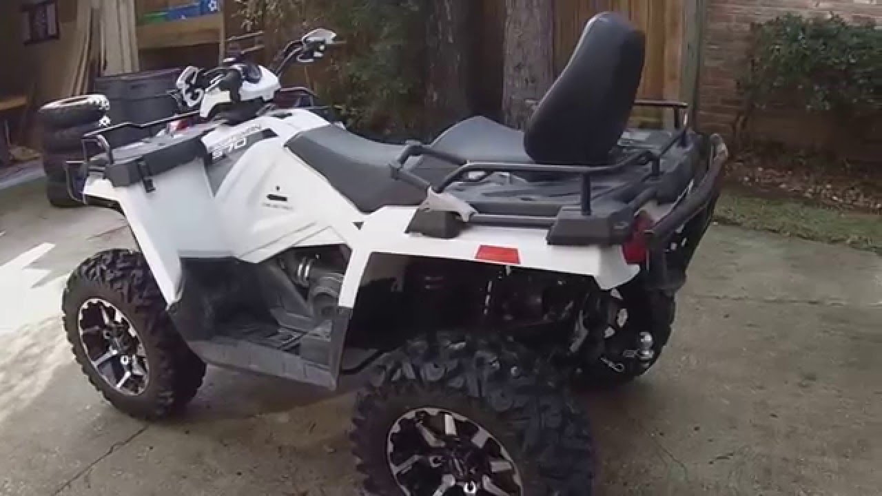 new tire set up on 2015 Polaris 570 touring