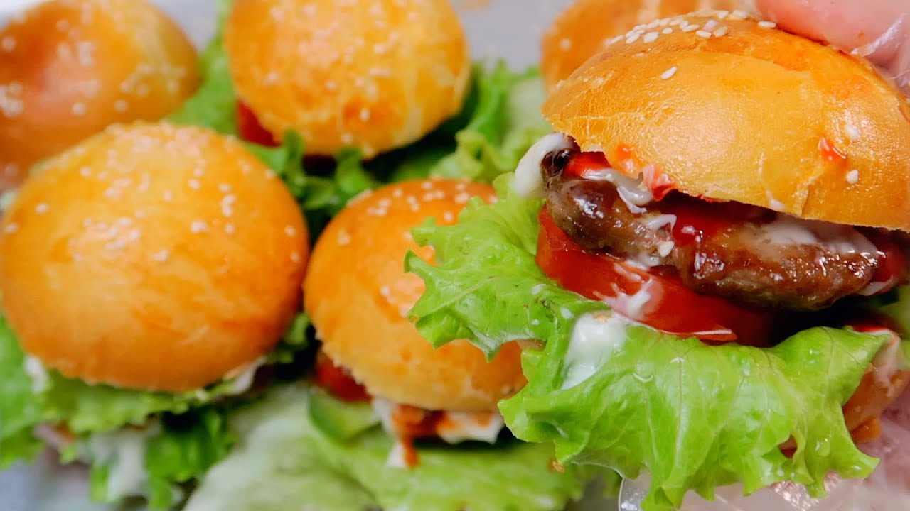 Hướng Dẫn Cách Làm Hamburger Bò/Heo siêu đơn giản  tại nhà