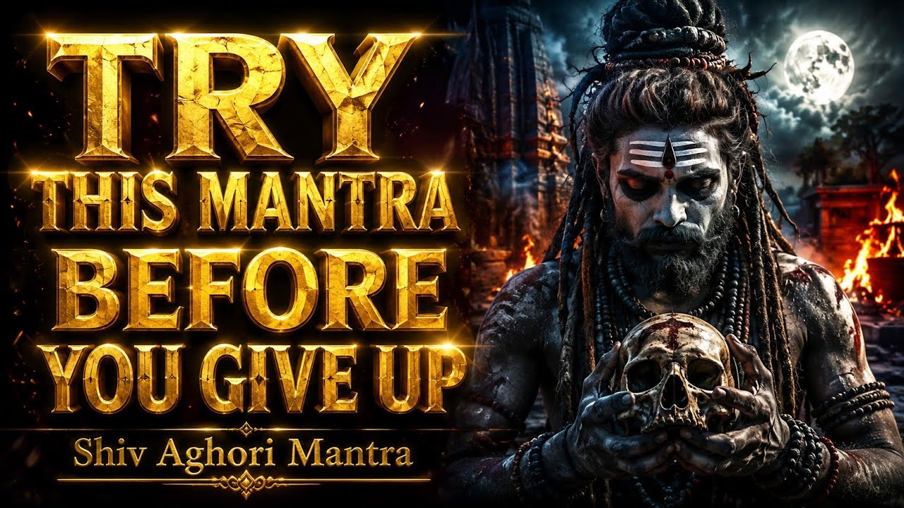 Most Powerful Shiva Aghor Mantra | Protection from Extreme Danger | Om Aghorebhyo