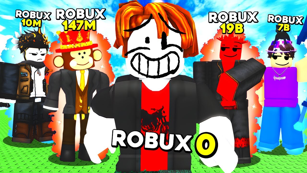 FUI ZOADO PELOS RICOS DO ROBLOX 🥹 (o JOGO mais Desumilde do Roblox)