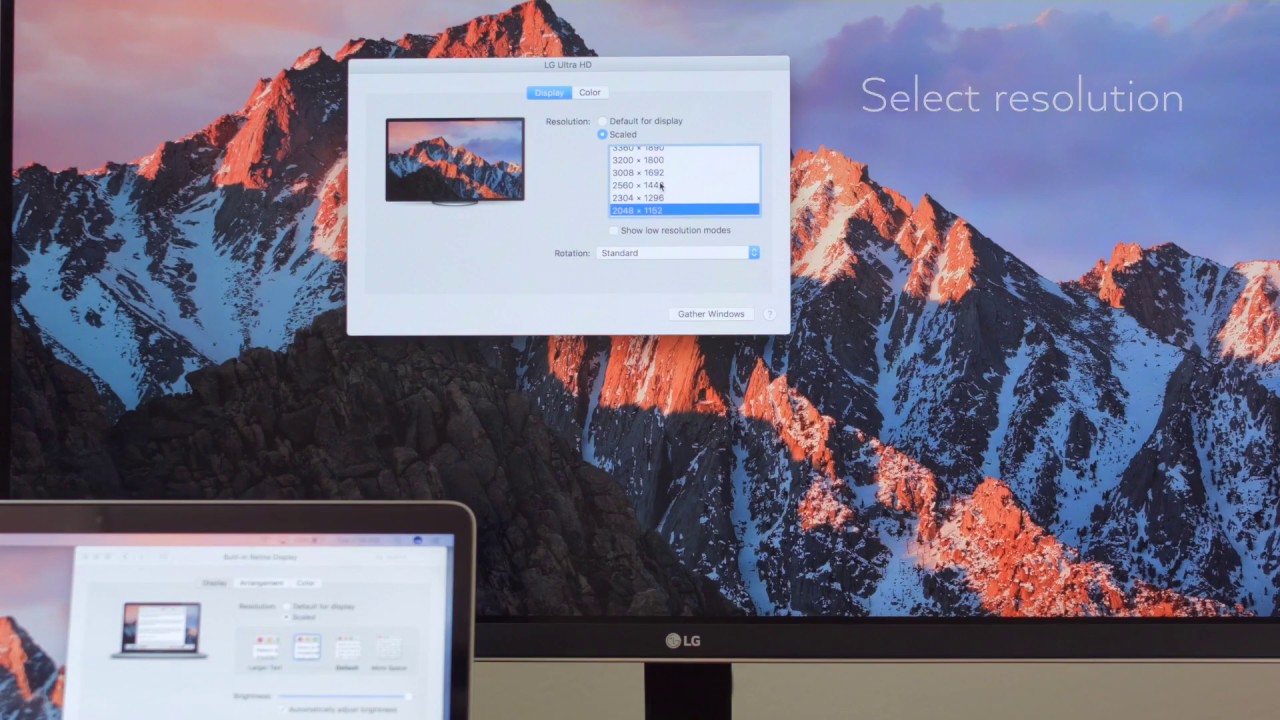 macOS Monitor Resolution Tutorial