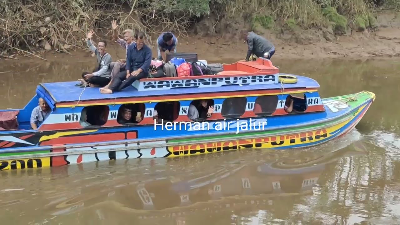 speedboat Wawan putra,full penumpang, otw palembang,dari jalur 6 saleh