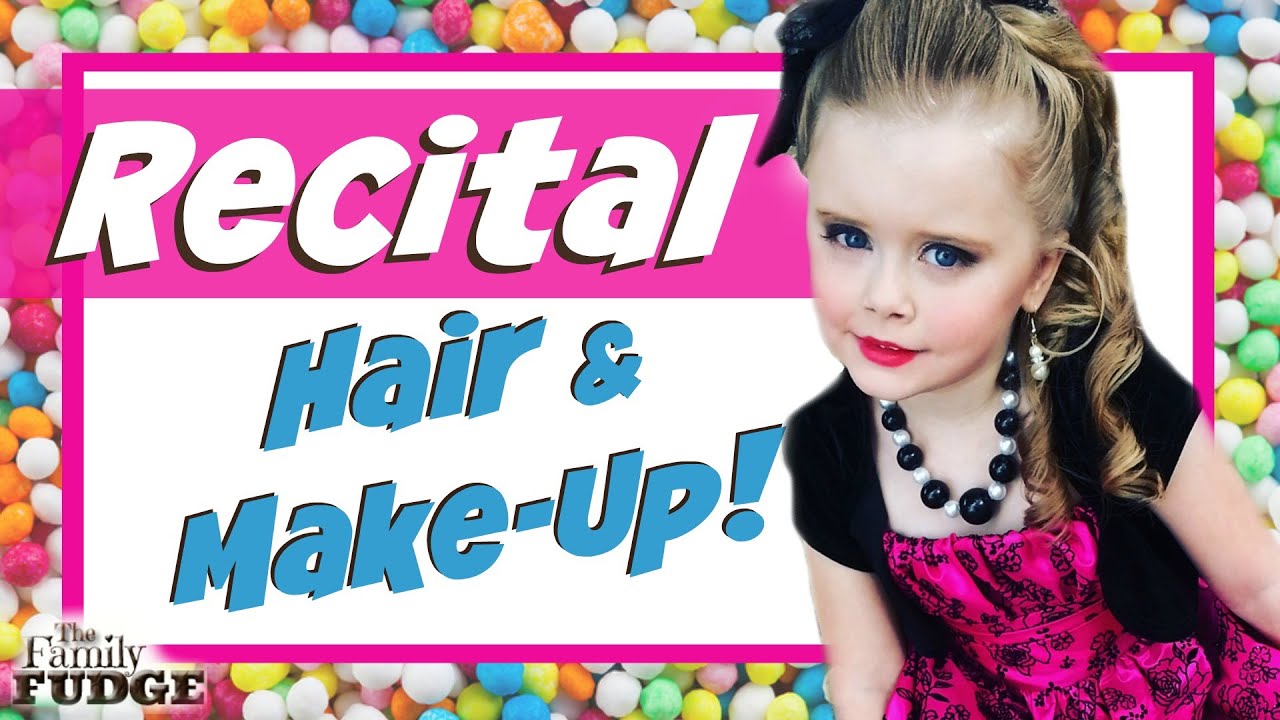 Dance Recital || Make-Up & Hair TUTORIAL || Curl Formers