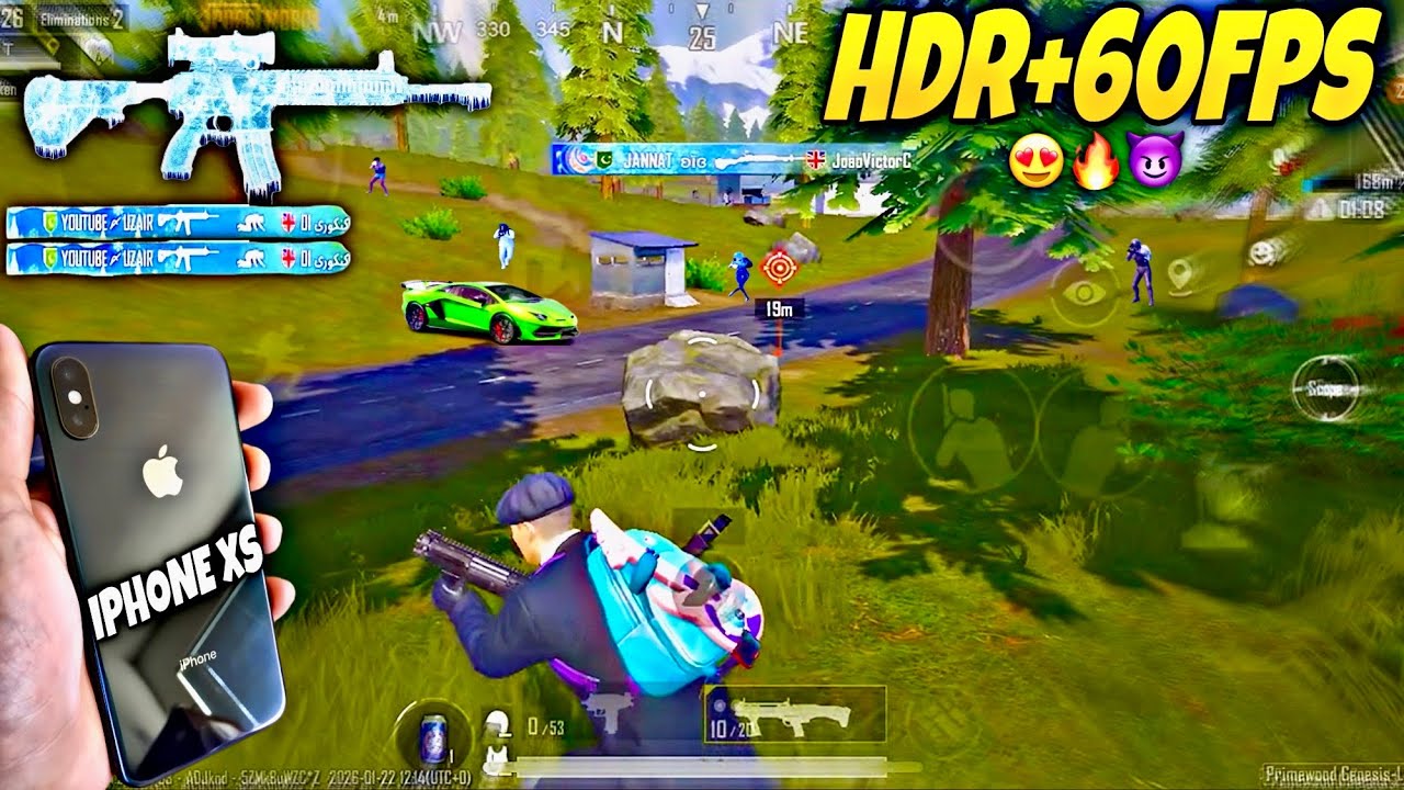 IPHONE XS PUBG TEST HDR+60FPS IN 2026 | NEW UPDATE 4.2 GAMEPLAY | PUBGM | NEW RECORD IN LIVIK 