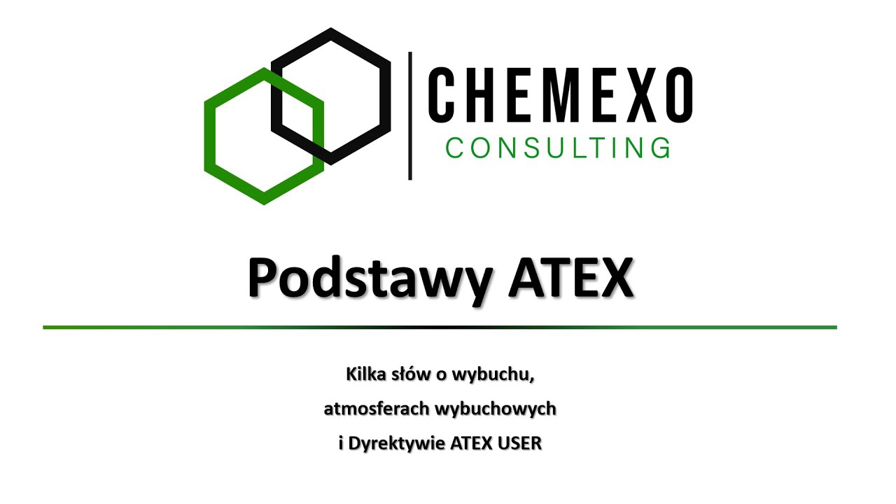 Podstawy ATEX - Kilka sł&oacute;w o wybuchu, atmosferach wybuchowych i Dyrektywie ATEX USER