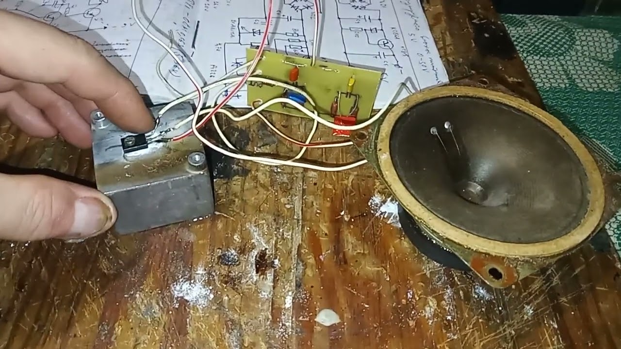 Ультразвуковой отпугиватель собак. Нюансы схемы. Испытание.