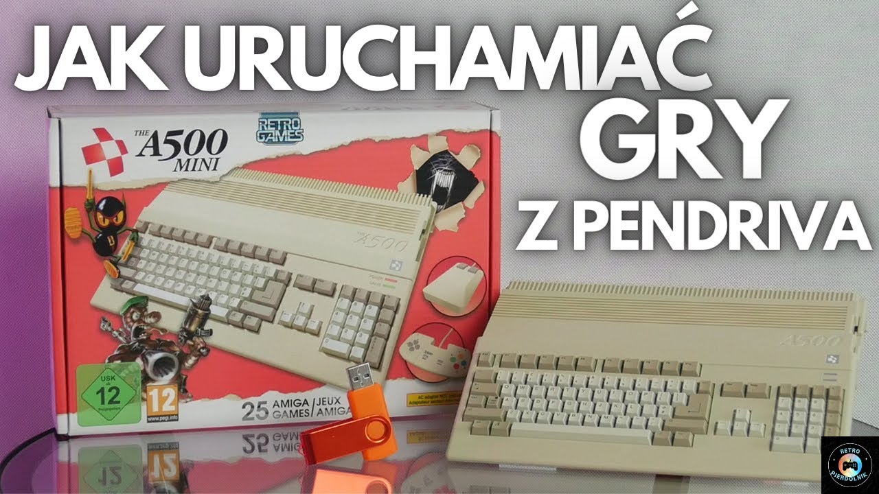 A500 Mini jak dodać własne gry / jak uruchamiać gry z Pendriva / WHDLoad