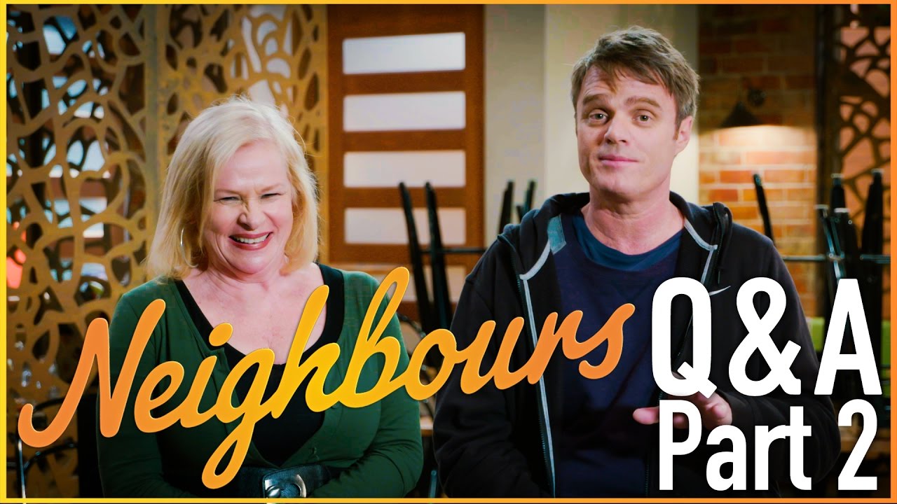 Neighbours Q&A - Colette Mann (Sheila Canning) & Damien Richardson (Gary Canning) - Part 2