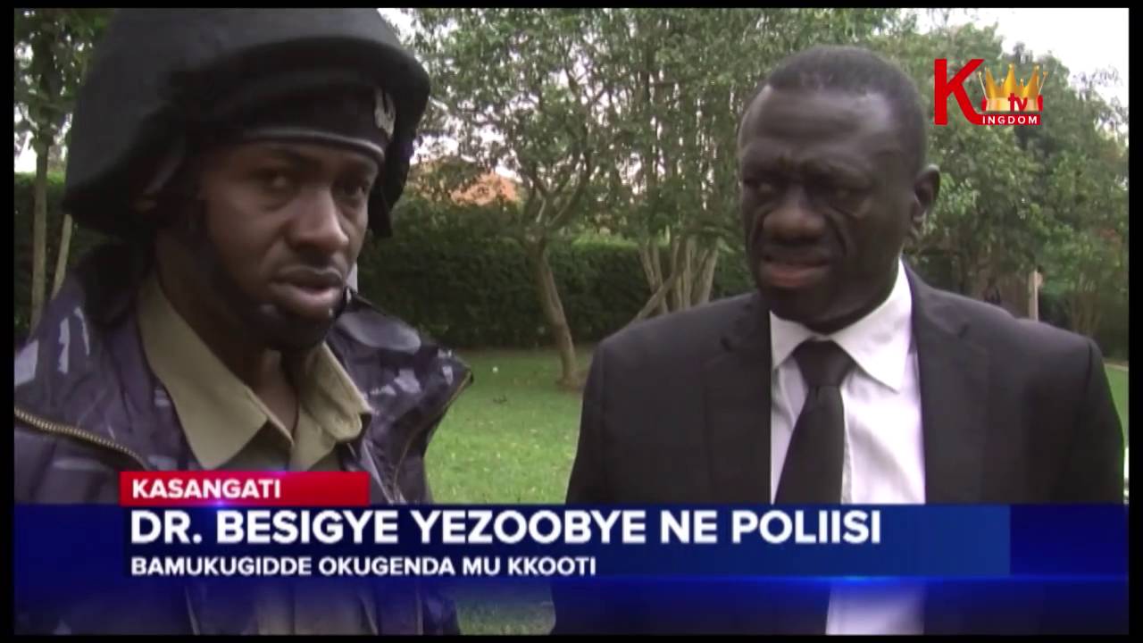 DR Besigye yezoobye ne poliisi  Bamukugidde okugenda mu kkooti