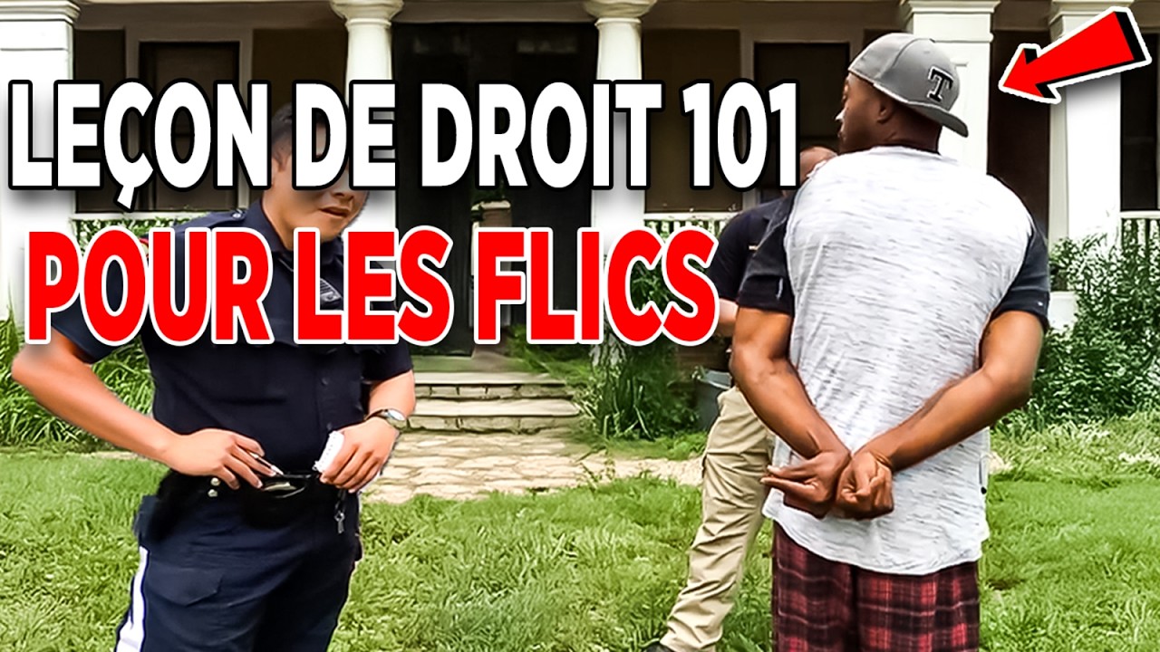 Quand un rappeur noir doit faire un cours de droit aux flics ricains