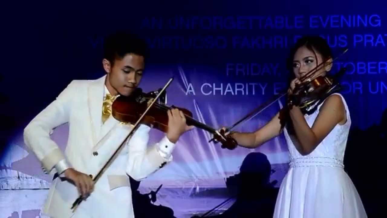 You raise Me up Cover violin Fakhri Bagus Pratama - Wintang Pranaswari