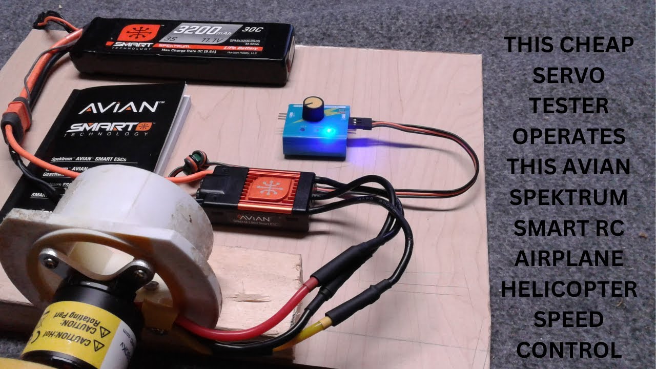 ANY RECEIVER CAN USE AVIAN ESC RC AIRPLANE HELICOPTER SPEKTRUM