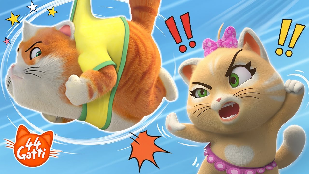 44 Gatti | Attacco Sederino Volante! 🍑🐾 E tutte le sfide più buffe dei Buffycats!