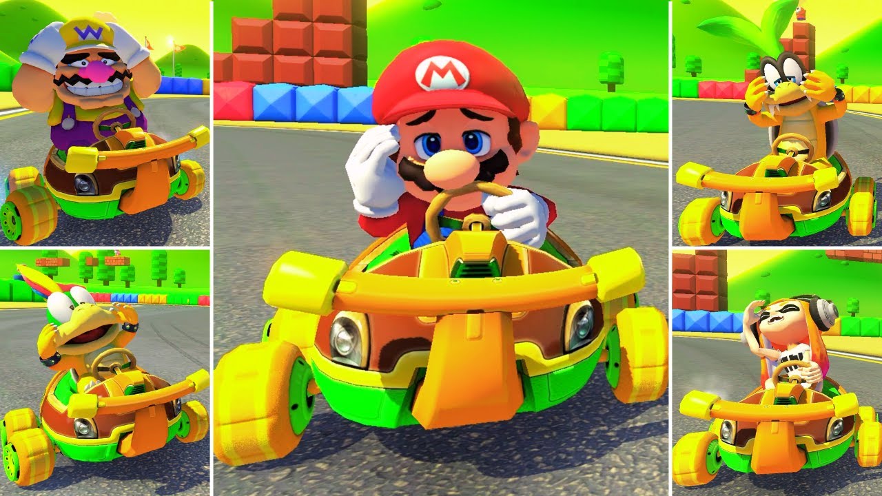 Every Character's Defeat Animation with STREETLE Karts | MK8D