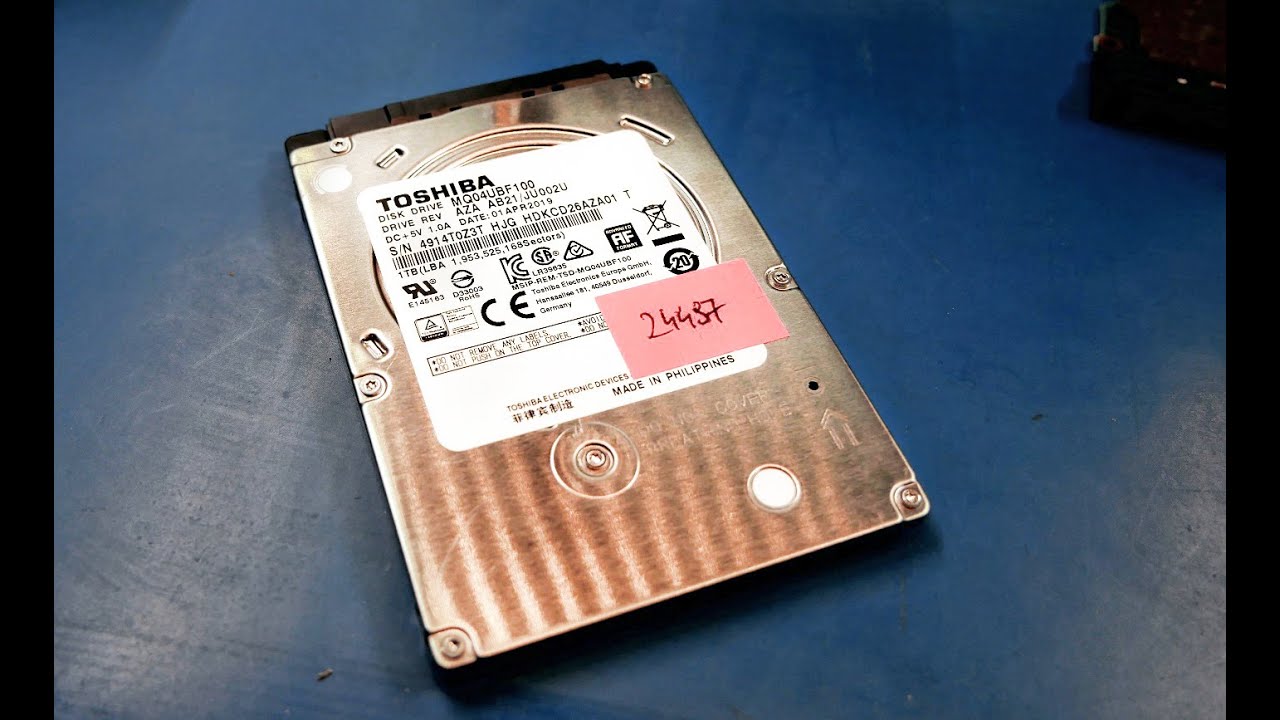 Toshiba MQ04 - odzyskanie danych z dysku po innej firmie