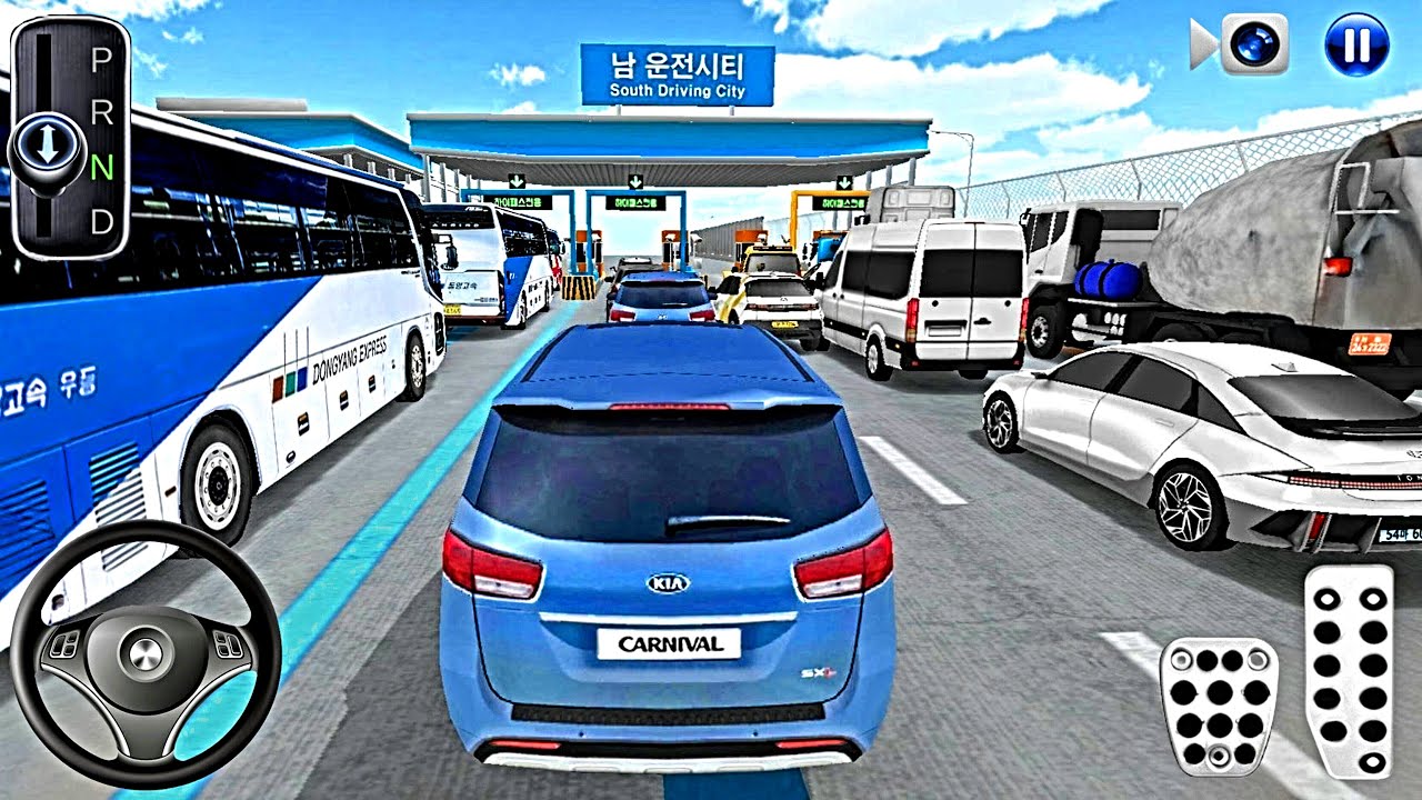 New Old Kia Carnival Driving In New 8 Lane Expressway - 2025 3D Driving Class - Android iOS #cargame