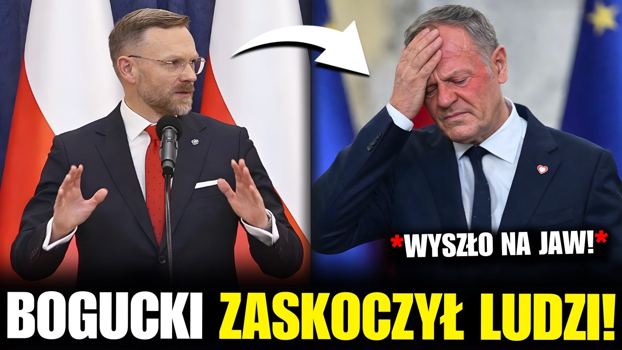 RZĄD W KRYZYSIE! BOGUCKI ODSŁANIA NIEBEZPIECZNE DZIAŁANIA TUSKA!