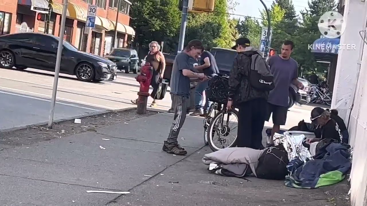 Streets of Vancouver DTES Canada [4k]