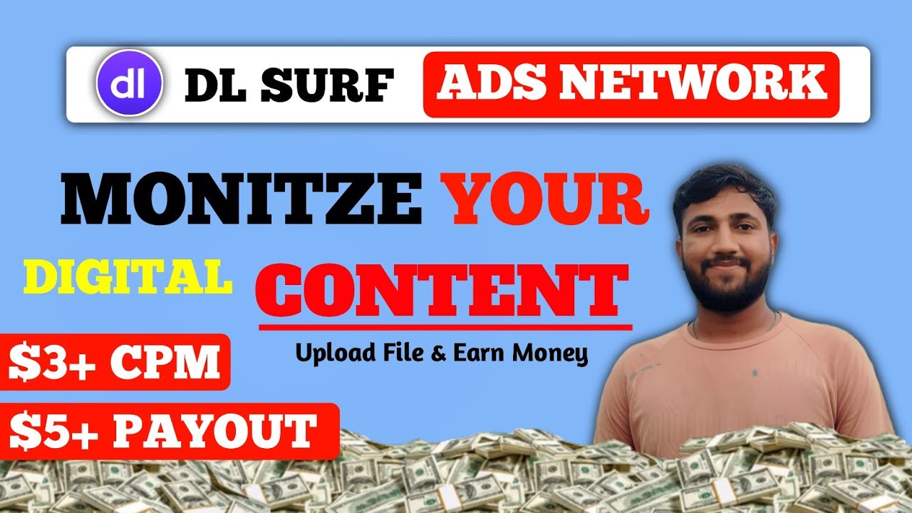 DL.Surf || Monetize Your Digital Content 🤑|| Best PPD Website Earn Money Upload File 👍