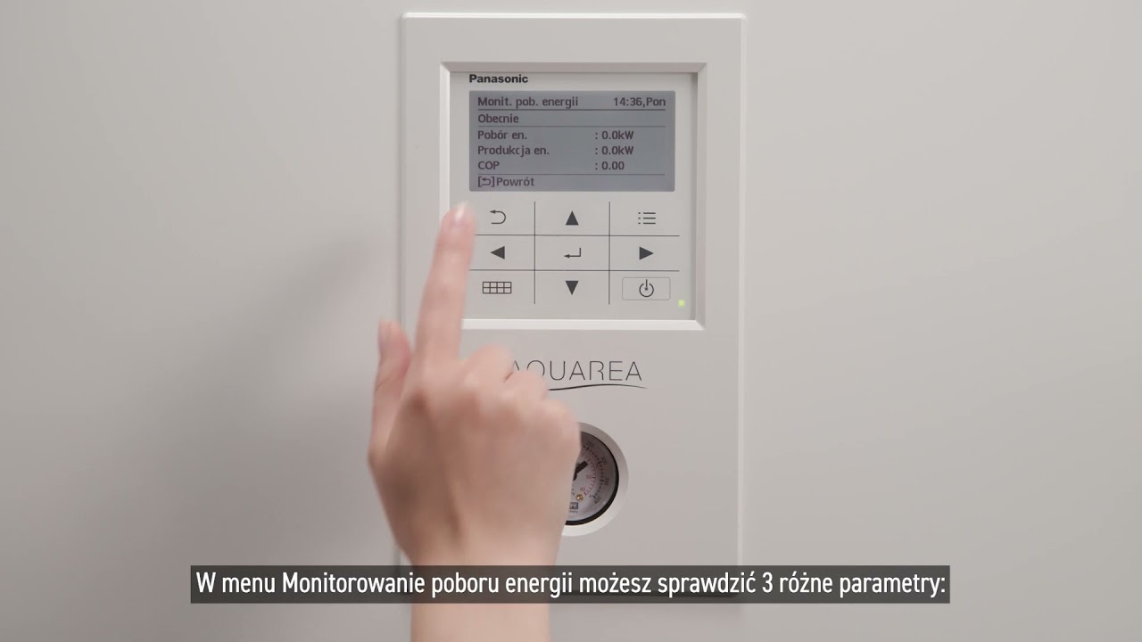 PL &ndash; Funkcja sprawdzenia zużycia energii pompy ciepła Panasonic Aquarea