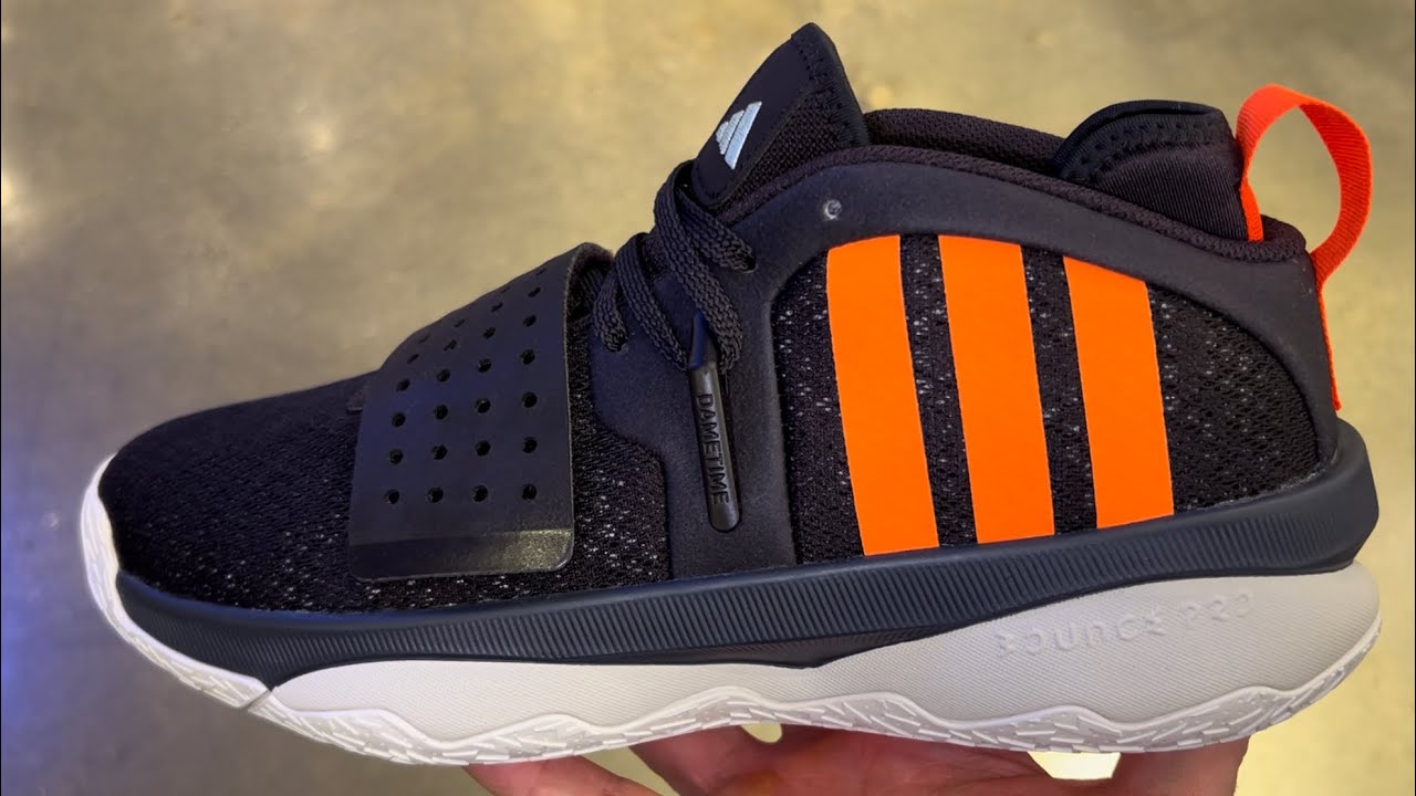Adidas Dame 8 EXTPLY Black Orange Basketball Shoes