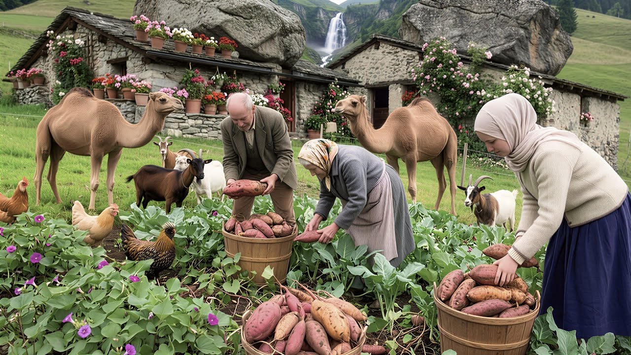 Life inside The Switzerland Garden - This Is A Great Way To Grow Sweet Potatoes