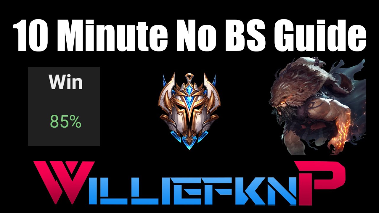 #1 AD Udyr NA - My BEST 10 Minute Guide to Udyr - WilliefknP