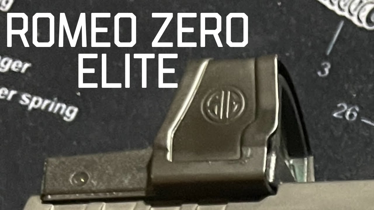 We look at the Sig Romeo Zero Elite on todays 3 minute gun and gear spotlight