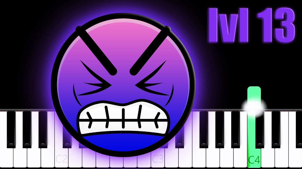 Geometry Dash - Level 13 (Electroman Adventures) | Piano Tutorial