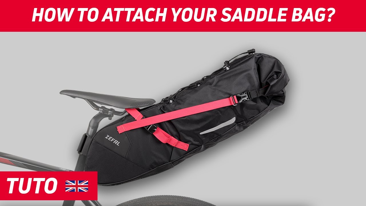 How to properly attach and fill your saddle bag?
